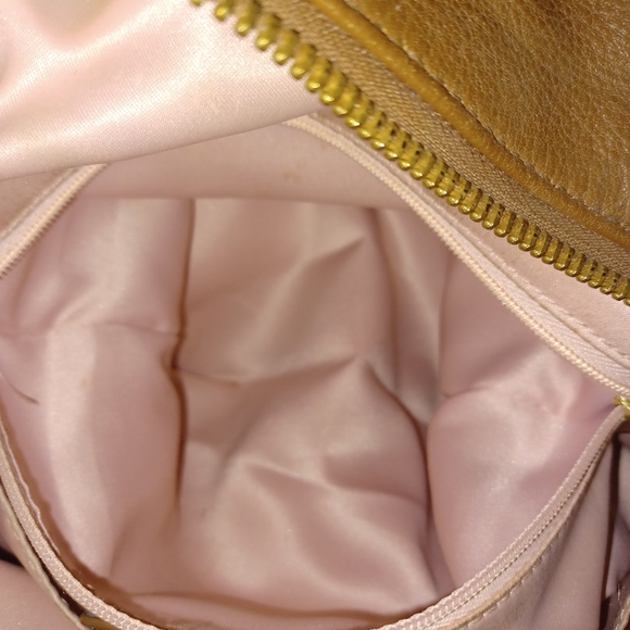 COACH TAN LEATHER SATCHEL HANDBAG W/ SHOULDER STRAP EUC - Picture 13 of 15